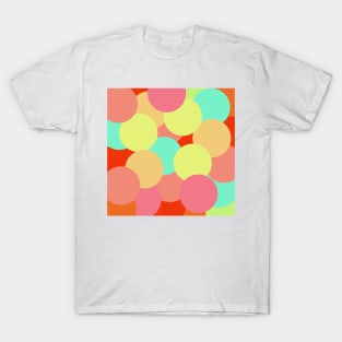 retro colorful pop art bubbles T-Shirt